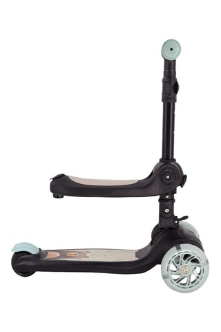 Trottinette 2-en-1 avec siège - Noir - Dès 1 an - Jusqu'à 50 kg
