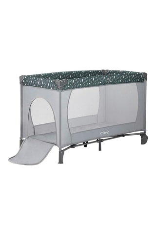 Lit parapluie - De 0 à 3 ans - 80 x 22 x 22 cm - Gris et noir