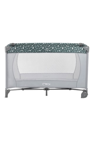 Lit parapluie - De 0 à 3 ans - 80 x 22 x 22 cm - Gris et noir