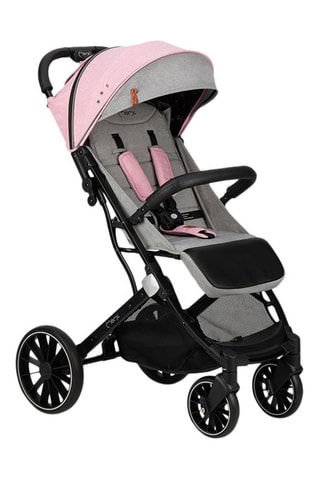 Poussette Estelle Dakar - Dès 6 mois - Jusqu'à 22 kg - Gris et rose