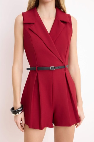 Combishort - Rouge
