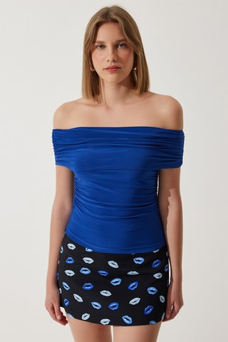 Top  cobalt - Bleu