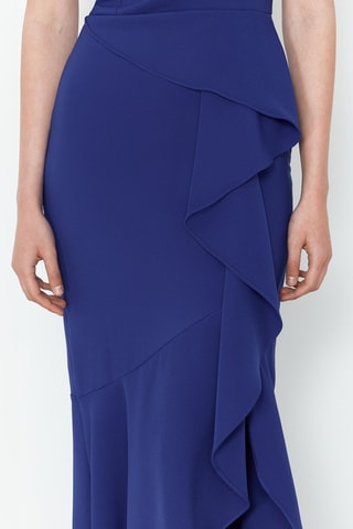 Robe asymétrique - Bleu