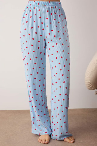 Pyjama - Blanc, bleu et rouge