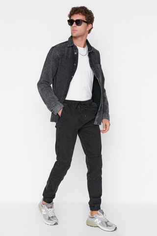 Jogger en jean - Gris