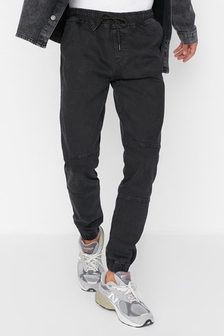 Jogger en jean - Gris