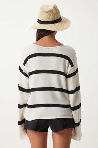 Pull - Noir et marron