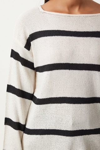 Pull - Noir et marron
