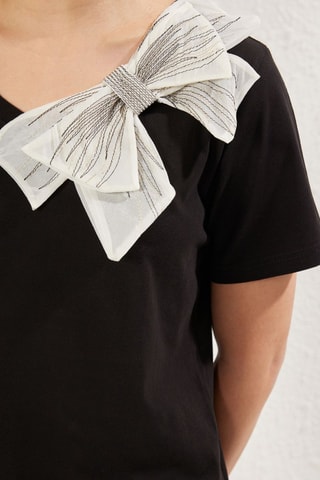 T-shirt oversize - Noir et blanc