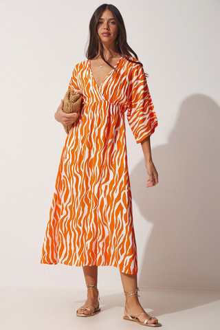 Robe longue - Orange