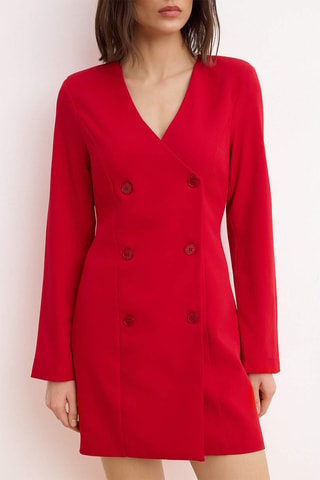 Robe droite - Rouge