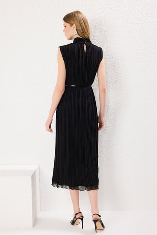 Robe plissée - Noir