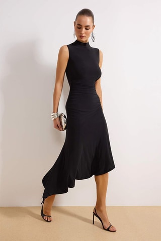 Robe midi - Noir