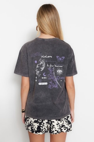 T-shirt oversize - Gris