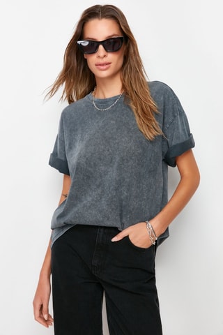 T-shirt oversize - Gris