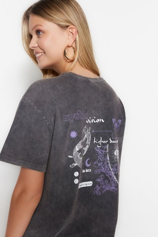 T-shirt oversize - Gris
