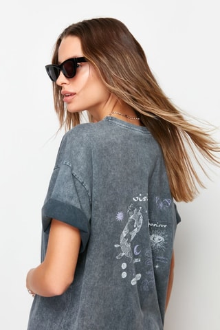 T-shirt oversize - Gris