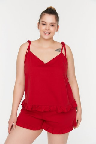 Top et short - Rouge