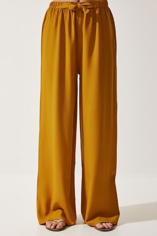 Pantalon palazzo - Jaune