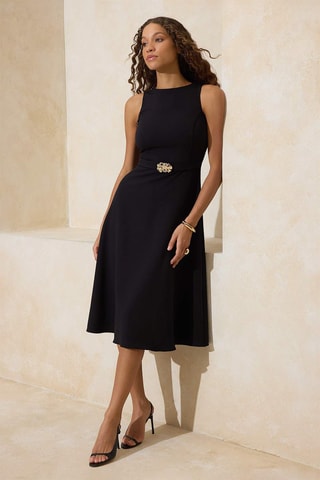 Robe midi - Noir