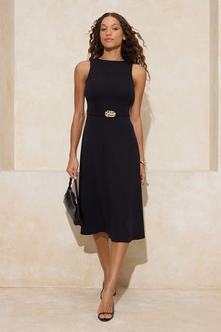Robe midi - Noir