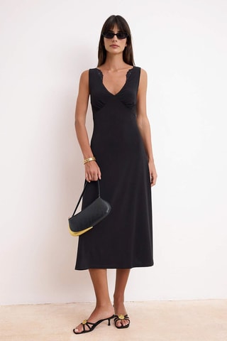 Robe midi - Noir