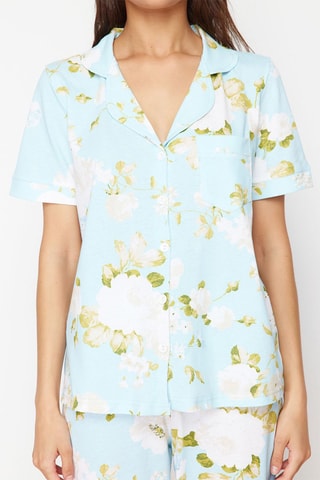 Pyjama 2 pièces - Blanc, bleu et vert