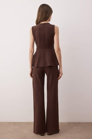 Top et pantalon - Marron