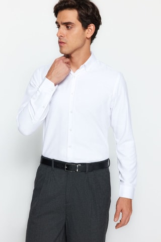 Chemise slim - Blanc