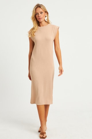 Robe droite - Beige