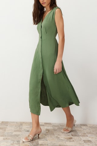 Robe chemise - Vert