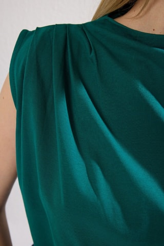 Top - Noir et vert