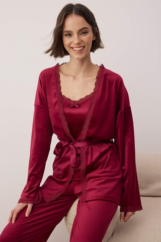 Pyjama 3 pièces - Rouge