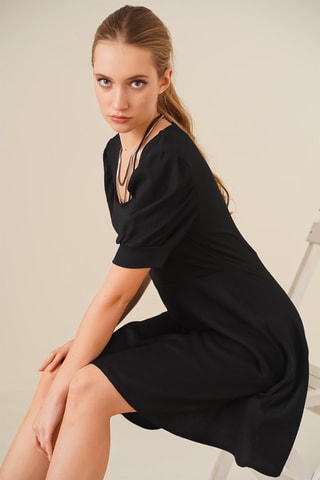 Robe midi - Noir