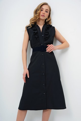 Robe chemise - Noir