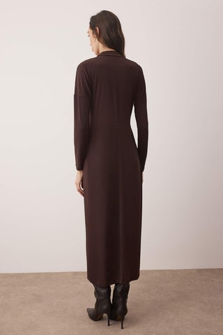 Robe longue - Marron foncé