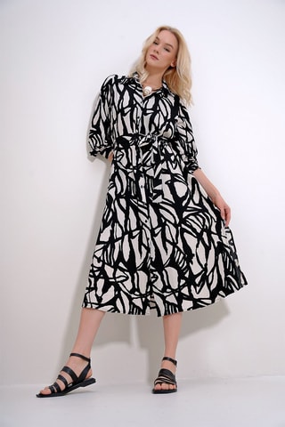 Robe chemise - Noir