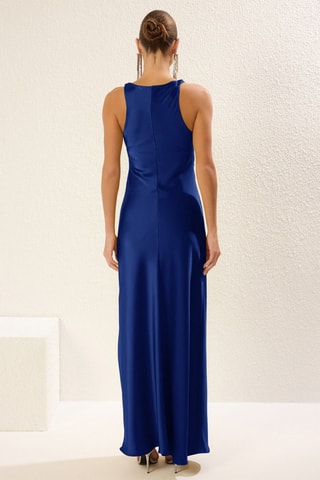 Robe longue - Bleu foncé