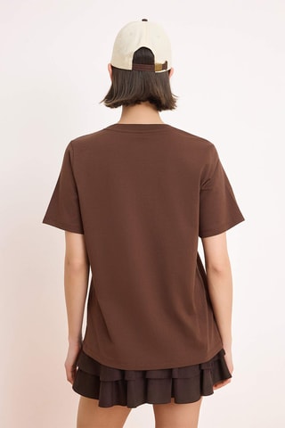 T-shirt regular - Marron