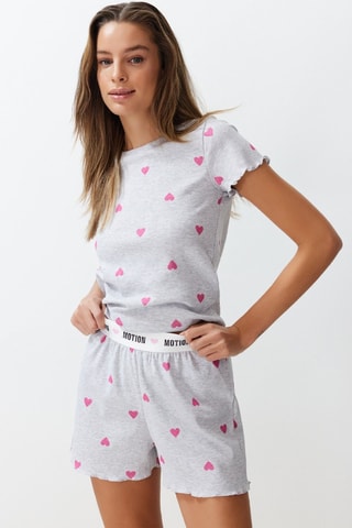 Pyjama - Rose et gris