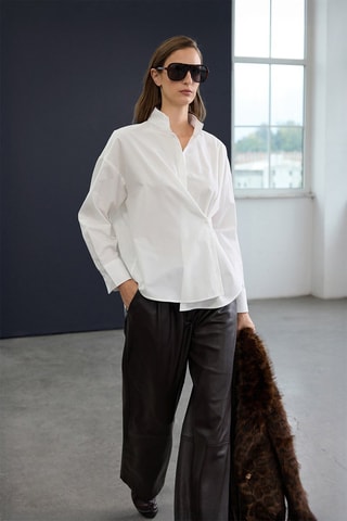 Chemisier oversize - Blanc