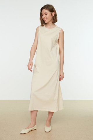 Robe longue - Beige