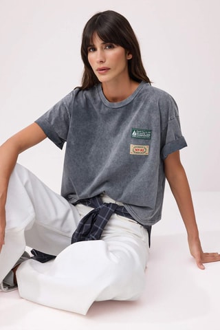 T-shirt oversize - Gris