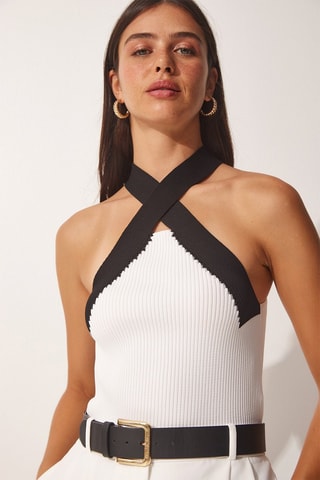 2 blouses - Blanc et noir