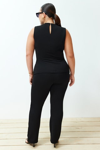 Top et pantalon regular - Noir