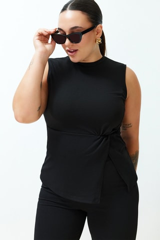Top et pantalon regular - Noir