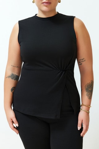 Top et pantalon regular - Noir