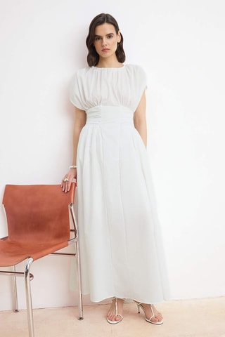 Robe longue - Blanc