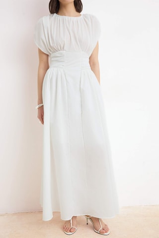 Robe longue - Blanc