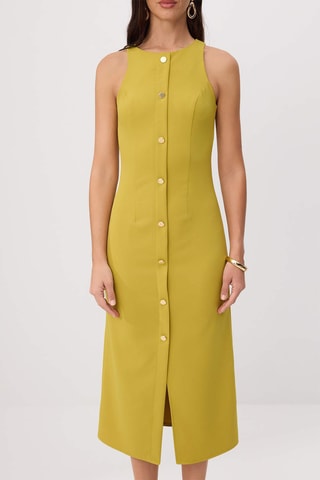 Robe midi - Vert